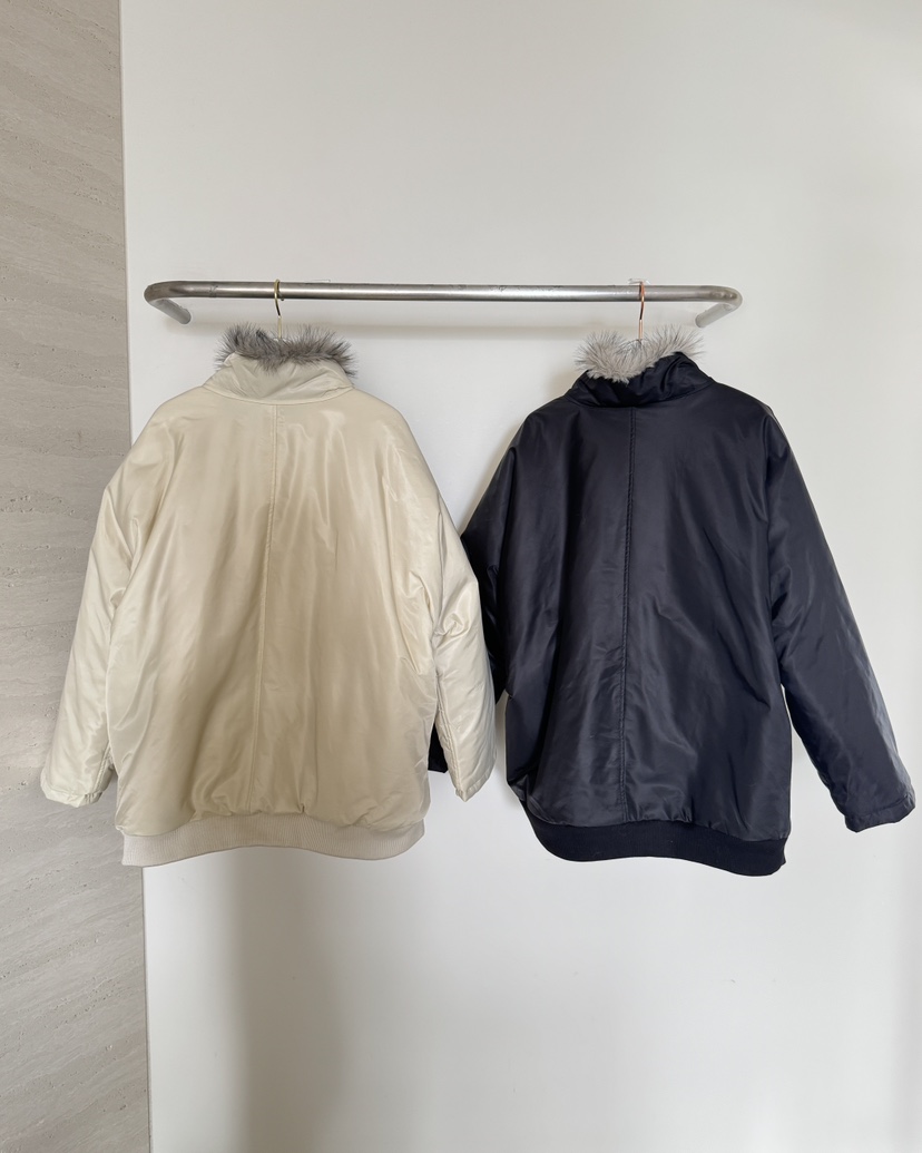 SYMBOL東大門㊣代購女裝新款休閑推薦人氣夾克兩面穿皮草雙面SYMBOL夾克