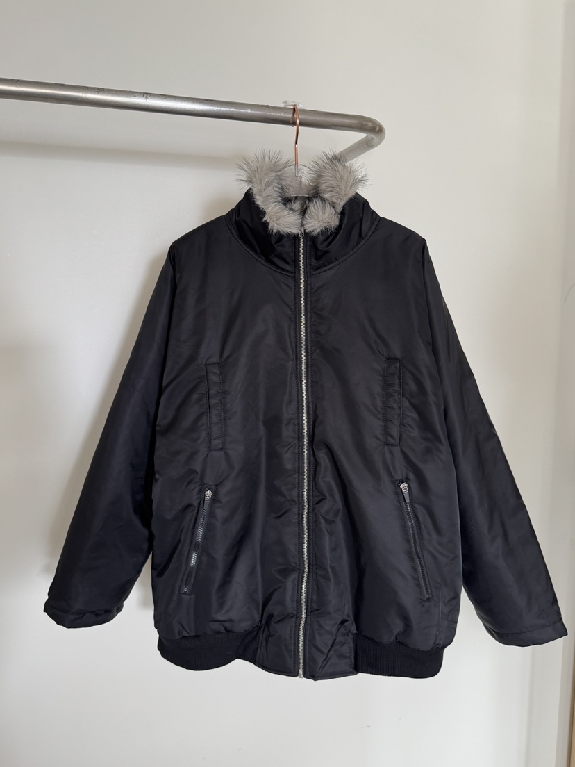 SYMBOL東大門㊣代購女裝新款休閑推薦人氣夾克兩面穿皮草雙面SYMBOL夾克