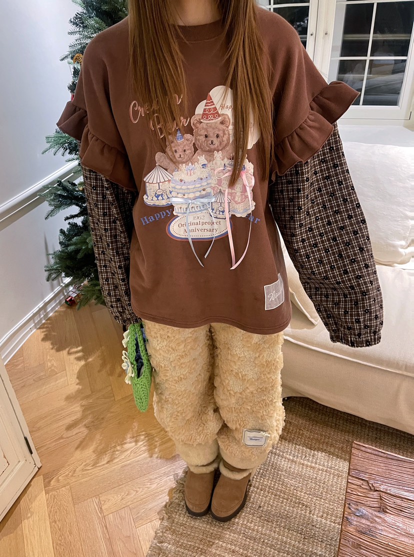 BOUTIQUE-L東大門㊣直郵女裝新品熱賣推薦休閑職業人氣衛衣BOUTIQUE-L衛衣