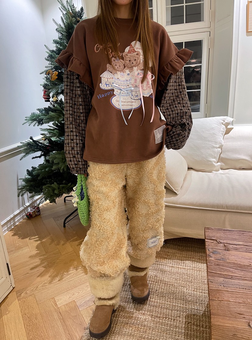 BOUTIQUE-L東大門㊣直郵女裝新品熱賣推薦休閑職業人氣衛衣BOUTIQUE-L衛衣