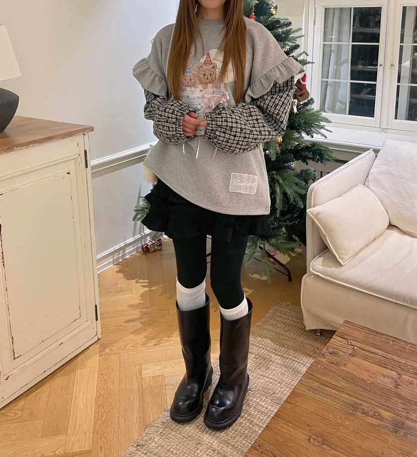 BOUTIQUE-L東大門㊣直郵女裝新品熱賣推薦休閑職業人氣衛衣BOUTIQUE-L衛衣