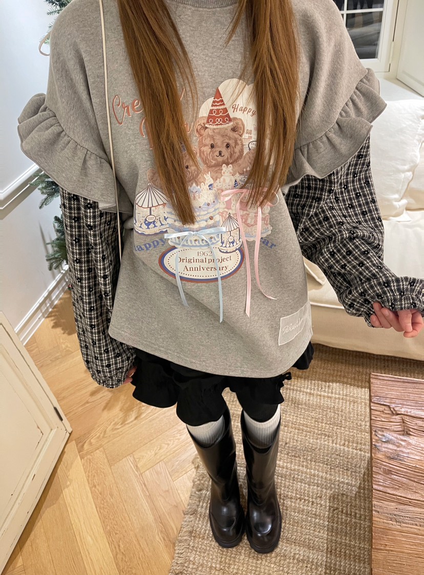 BOUTIQUE-L東大門㊣直郵女裝新品熱賣推薦休閑職業人氣衛衣BOUTIQUE-L衛衣