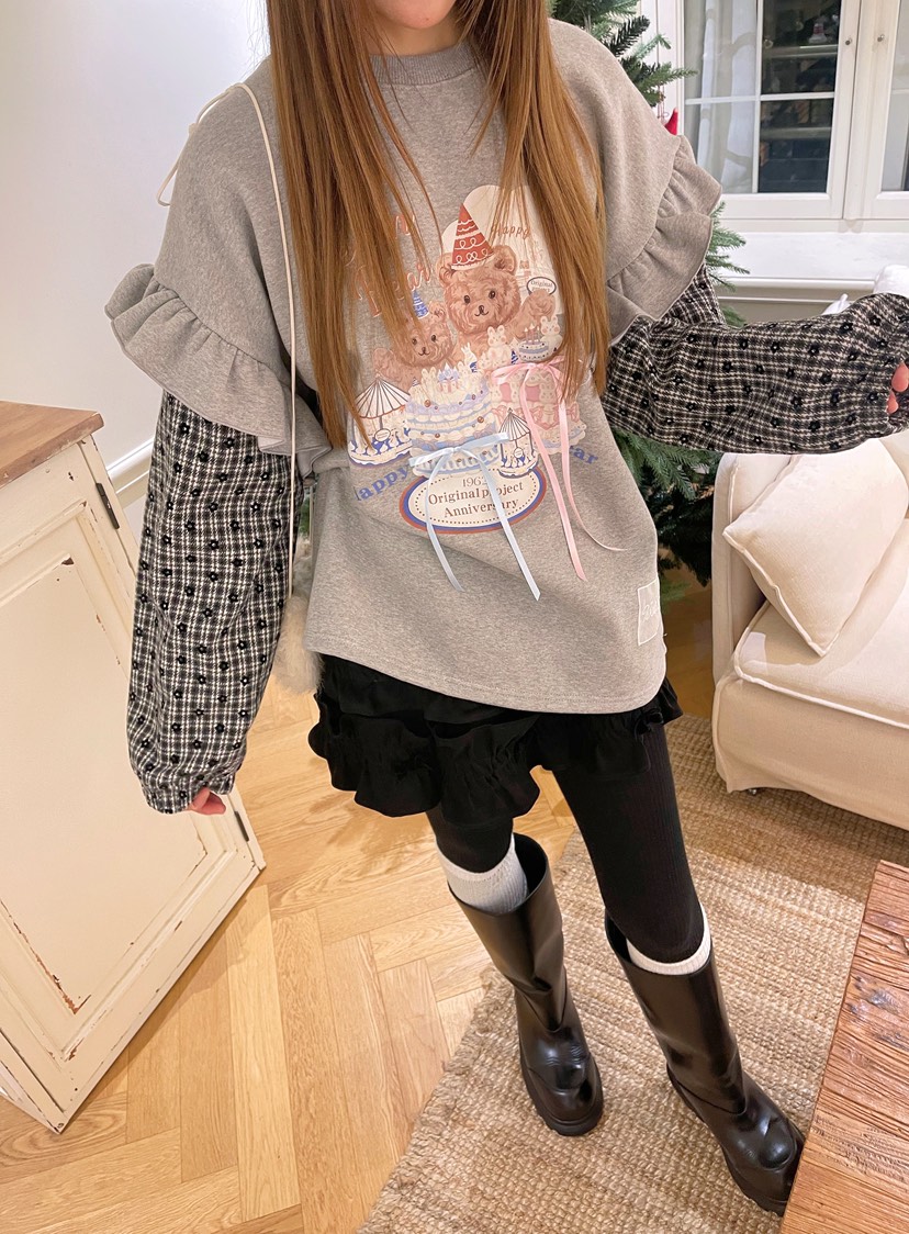 BOUTIQUE-L東大門㊣直郵女裝新品熱賣推薦休閑職業人氣衛衣BOUTIQUE-L衛衣