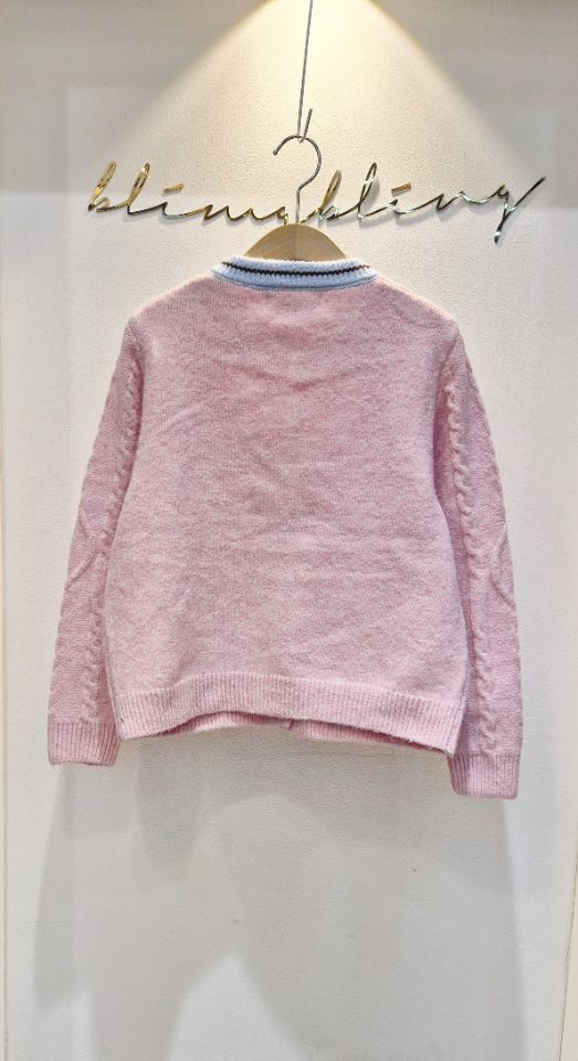 RICO東大門㊣直郵女士新款25秋冬職業時尚人氣休閑針織衫口袋bling bling/RICO針織衫