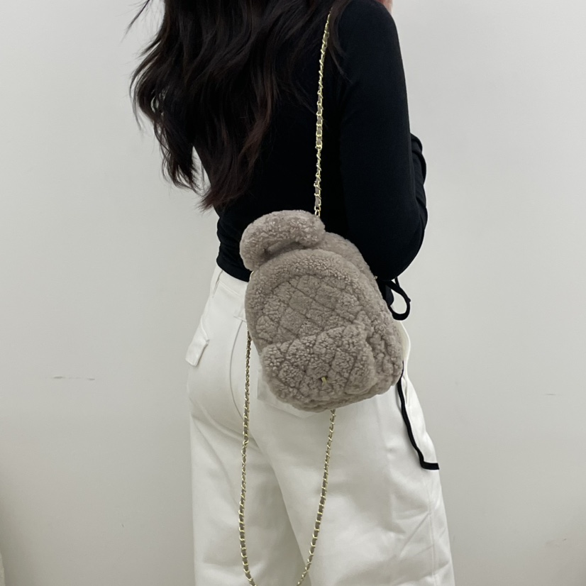 J PLACE東大門㊣直郵女裝新品推薦時尚熱賣職業雙肩背包羊毛J PLACE雙肩背包