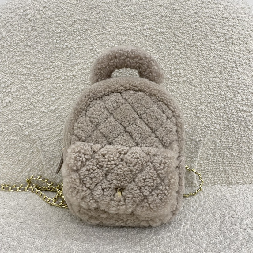 J PLACE東大門㊣直郵女裝新品推薦時尚熱賣職業雙肩背包羊毛J PLACE雙肩背包圖色2