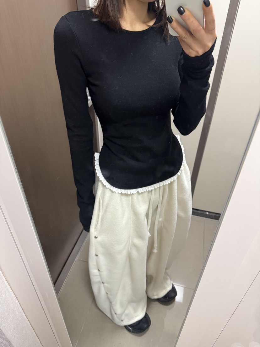 FRANC—L韓國代購㊣女裝新品人氣時尚職業熱賣25秋冬長袖T恤FRANC長袖T恤圖色1