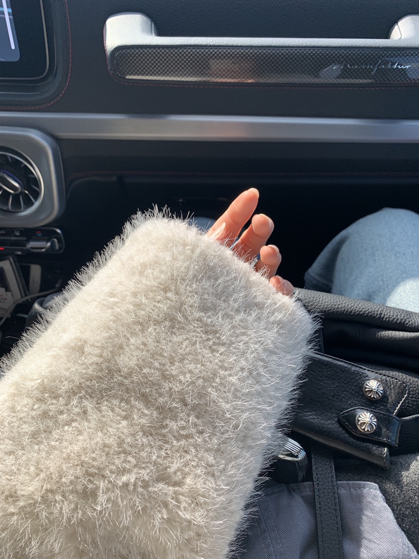 LOGARDEN東大門㊣代購女士新品熱賣人氣時尚短款大衣毛絨高領LO GARDEN短款大衣