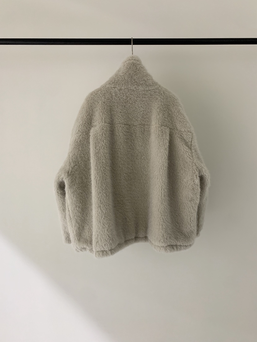 LOGARDEN東大門㊣代購女士新品熱賣人氣時尚短款大衣毛絨高領LO GARDEN短款大衣