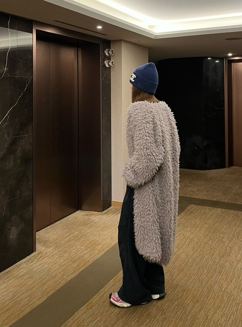 LOVE PULL東大門㊣直郵女士新品熱賣推薦休閑時尚中長款大衣LOVE PULL中長款大衣