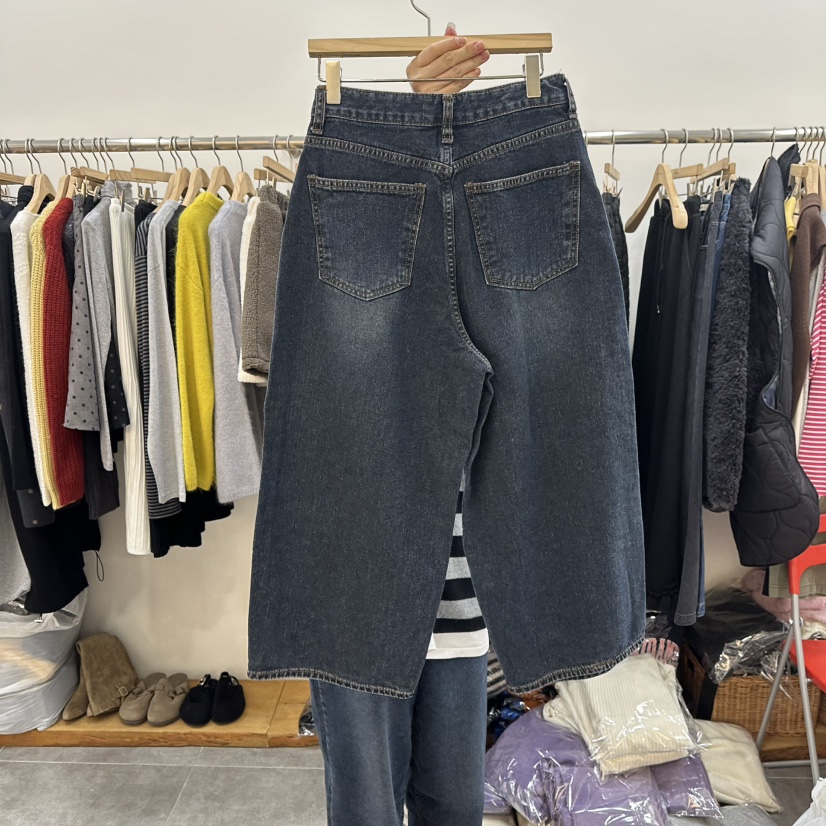 DELIGHT-L韓國直郵㊣女士新款職業人氣時尚休閑25秋冬牛仔褲DELIGHT-L牛仔褲