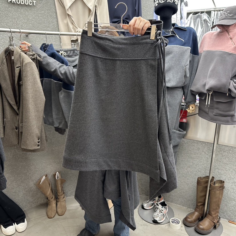 EXIT韓國代購㊣女裝新款職業人氣時尚熱賣25秋冬休閑推薦短裙EXIT短裙圖色1