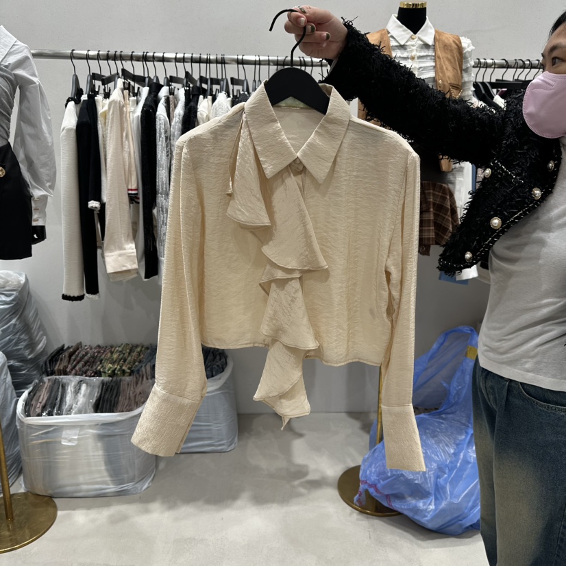 LOTTIMO東大門㊣實拍女士新款休閑職業人氣推薦熱賣襯衫蕾絲衫LOTTIMO襯衫/蕾絲衫圖色2