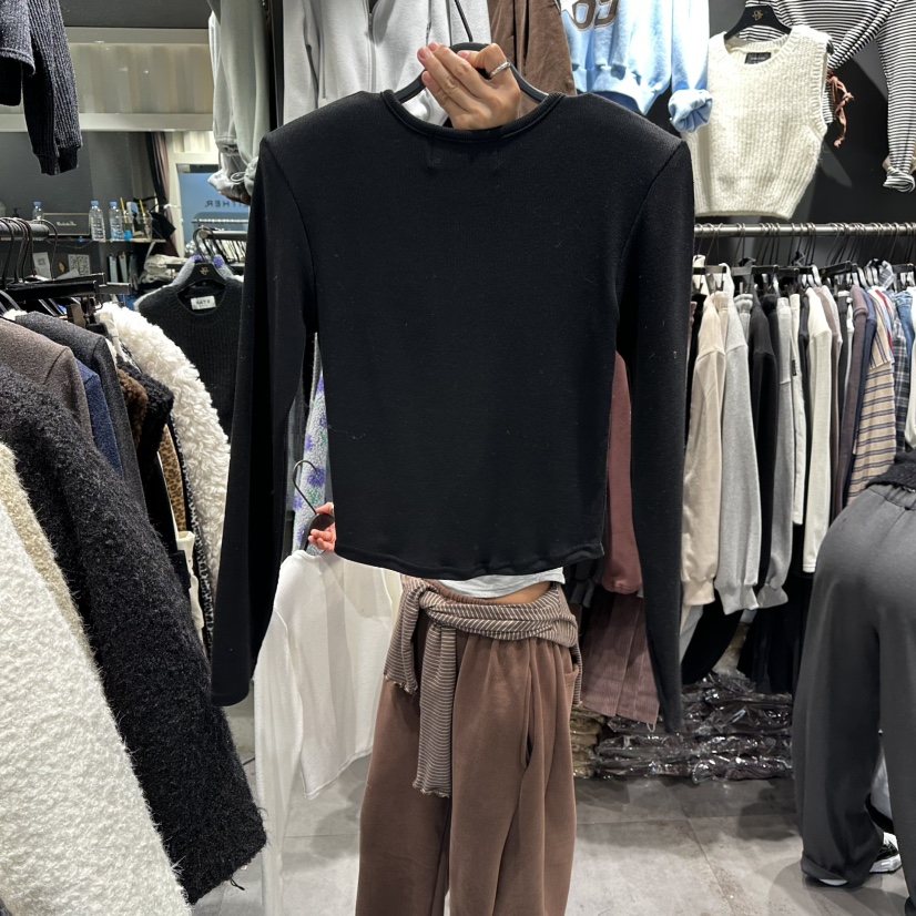 LONE STAR韓國代購㊣女士新款職業人氣時尚熱賣休閑長袖T恤STAR-L長袖T恤