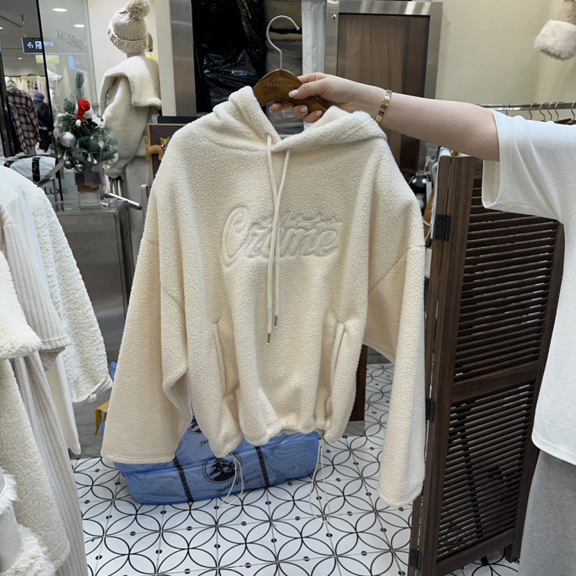 BAMBOLINA韓國代購㊣女裝新品時尚休閑人氣熱賣職業25秋冬衛衣BAMBOLINA衛衣圖色1