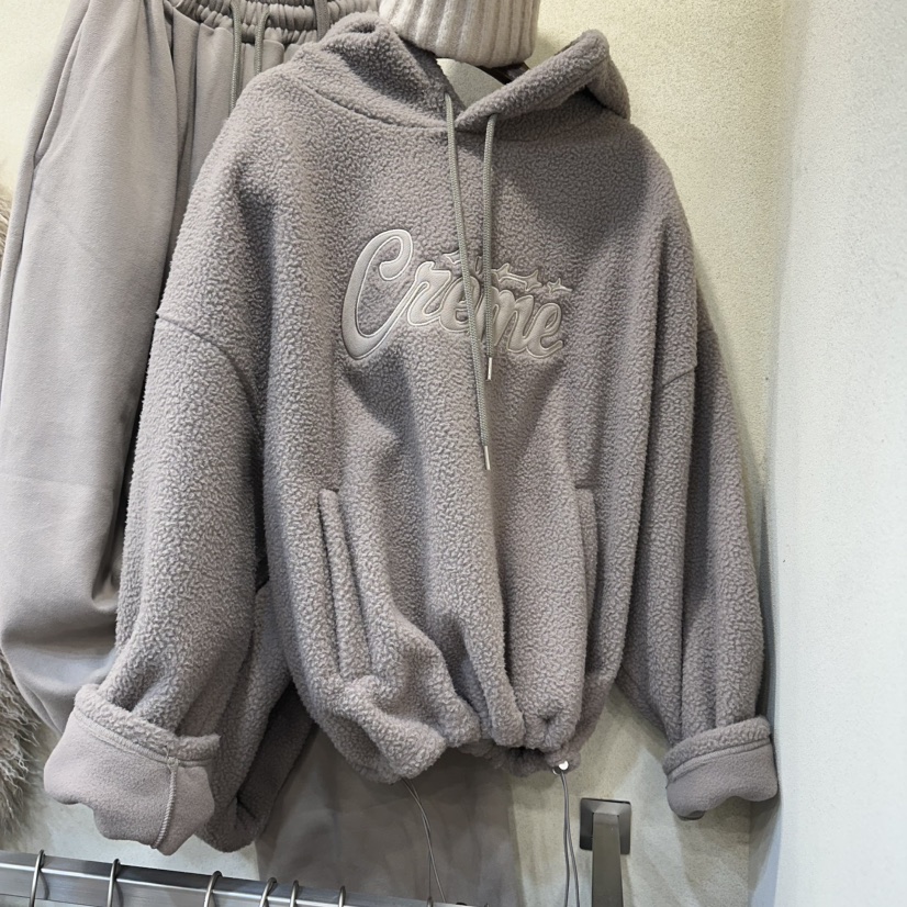 BAMBOLINA韓國代購㊣女裝新品時尚休閑人氣熱賣職業25秋冬衛衣BAMBOLINA衛衣圖色2