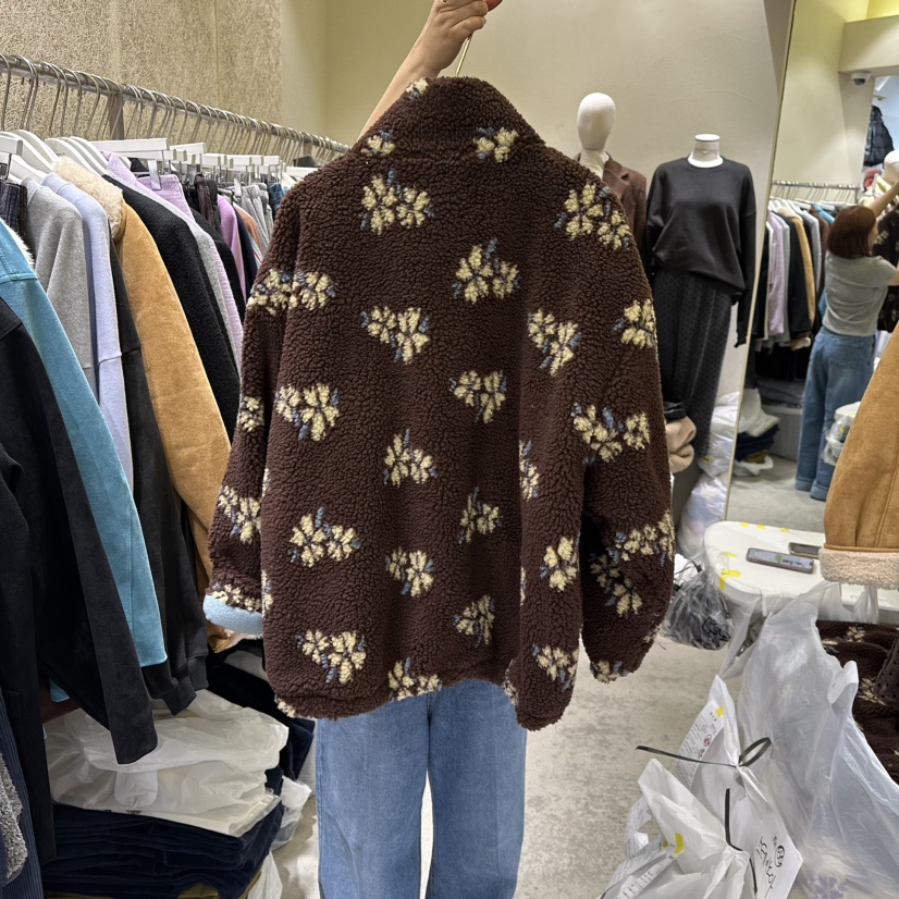 REFLAT東大門㊣實拍女士新品人氣職業25秋冬推薦時尚夾克花朵REFLAT夾克