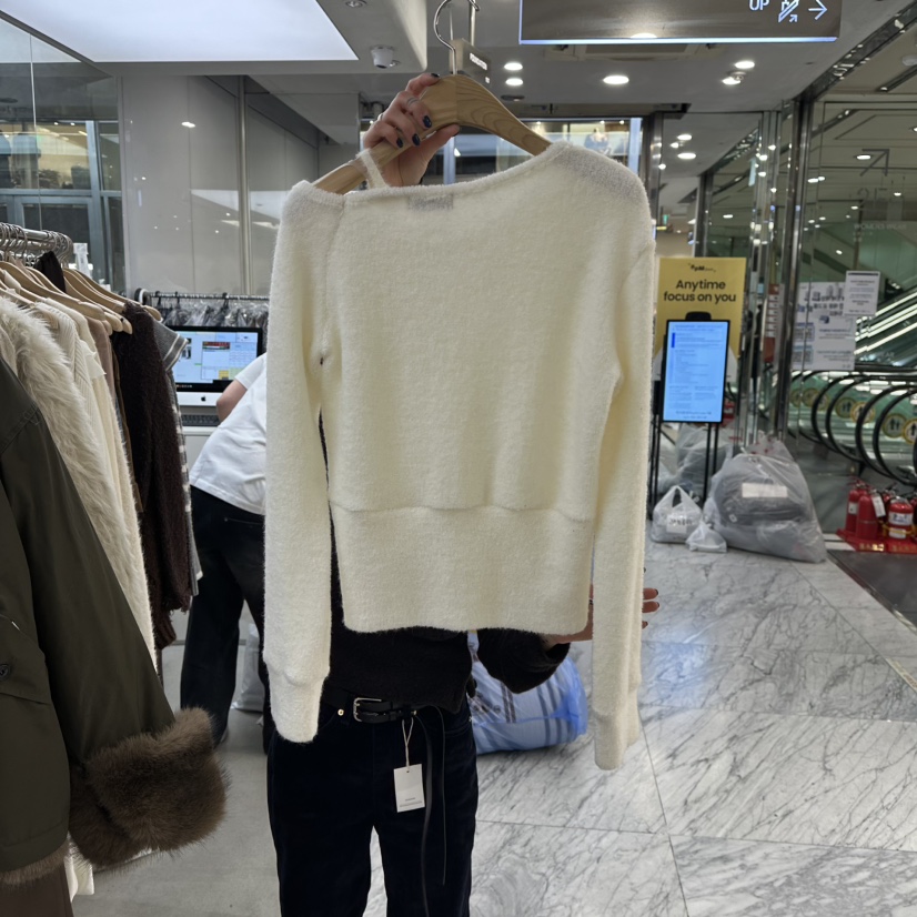 FOUNDATION東大門㊣代購女士新款時尚人氣推薦職業25秋冬針織衫FOUNDATION針織衫