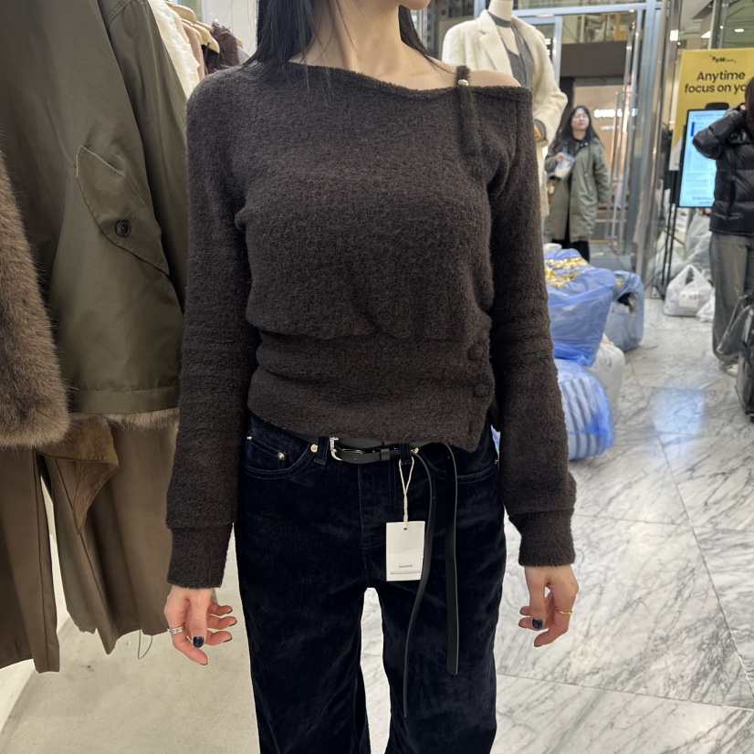 FOUNDATION東大門㊣代購女士新款時尚人氣推薦職業25秋冬針織衫FOUNDATION針織衫圖色3