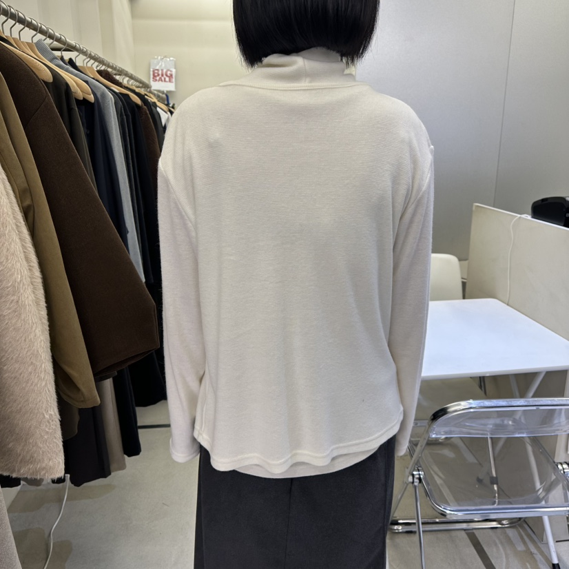 AMON東大門㊣實拍女裝新品時尚職業熱賣針織衫假兩件圓領開衫AMON針織衫