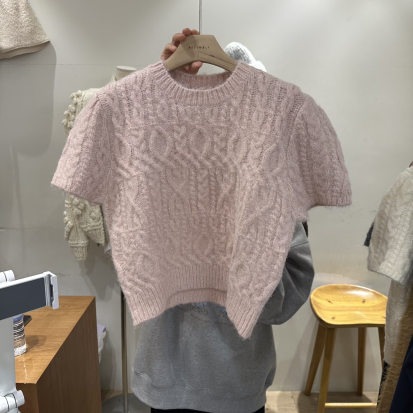 ASSEMBLY東大門㊣實拍女士新款熱賣職業25秋冬休閑時尚毛衣ASSEMBLY毛衣圖色2