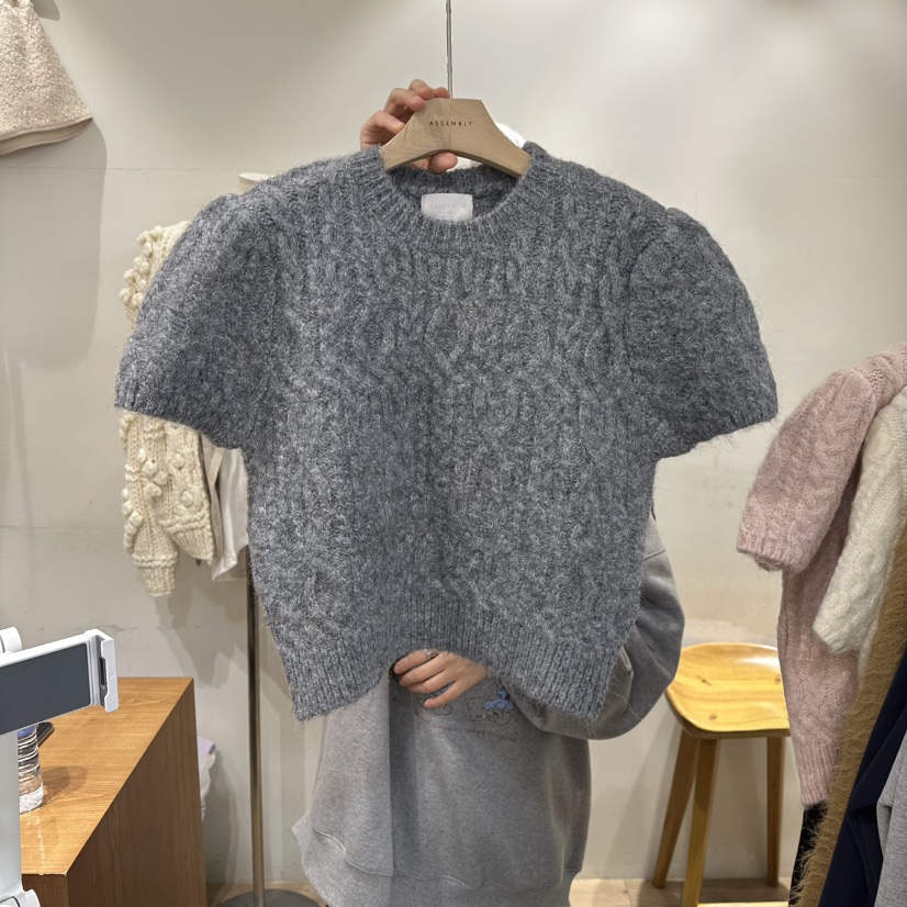 ASSEMBLY東大門㊣實拍女士新款熱賣職業25秋冬休閑時尚毛衣ASSEMBLY毛衣圖色3