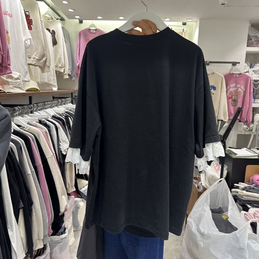 EVE東大門㊣代購女裝新品休閑熱賣職業推薦時尚25秋冬人氣T恤EVET恤