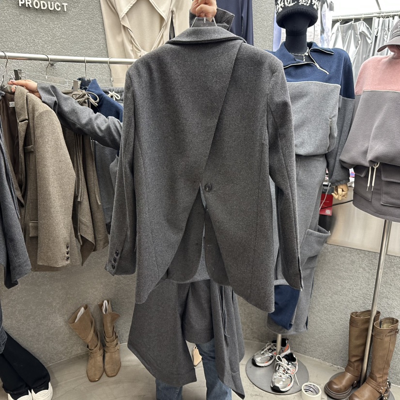 EXIT東大門㊣直郵女士新品熱賣25秋冬推薦人氣休閑職業夾克EXIT夾克