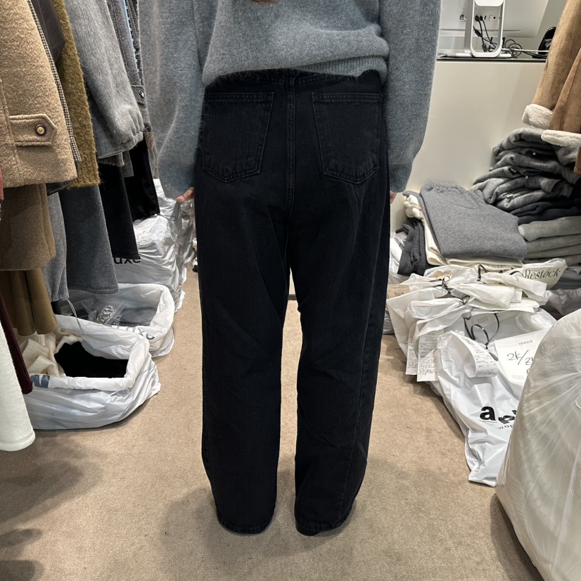 RE STOCK東大門㊣代購女士新款時尚推薦熱賣休閑職業牛仔褲RE STOCK牛仔褲