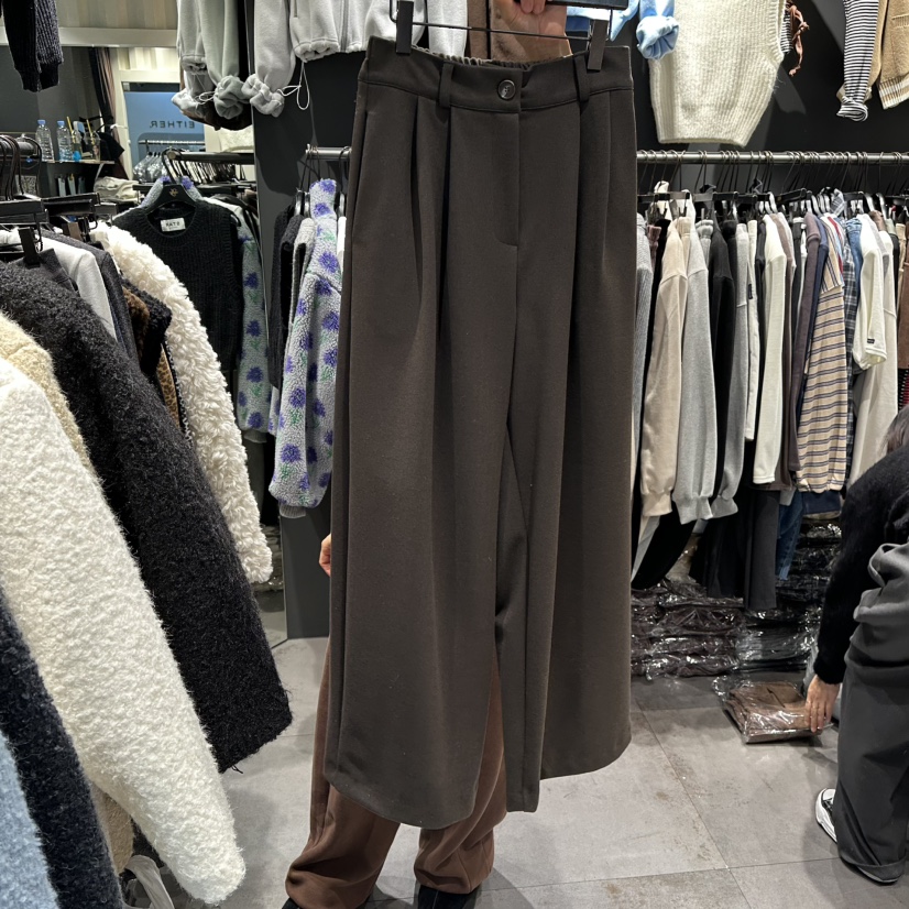 LONE STAR東大門㊣實拍女裝新款職業25秋冬休閑推薦休閑褲LONE STAR休閑褲圖色1棕色