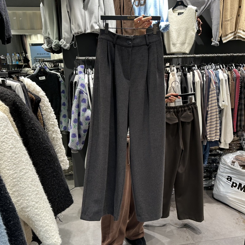 LONE STAR東大門㊣實拍女裝新款職業25秋冬休閑推薦休閑褲LONE STAR休閑褲圖色2墨色