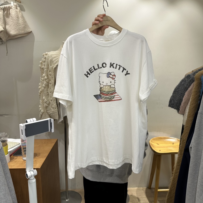 ASSEMBLY韓國代購㊣女裝新品時尚人氣職業休閑25秋冬熱賣T恤ASSEMBLYT恤圖色1