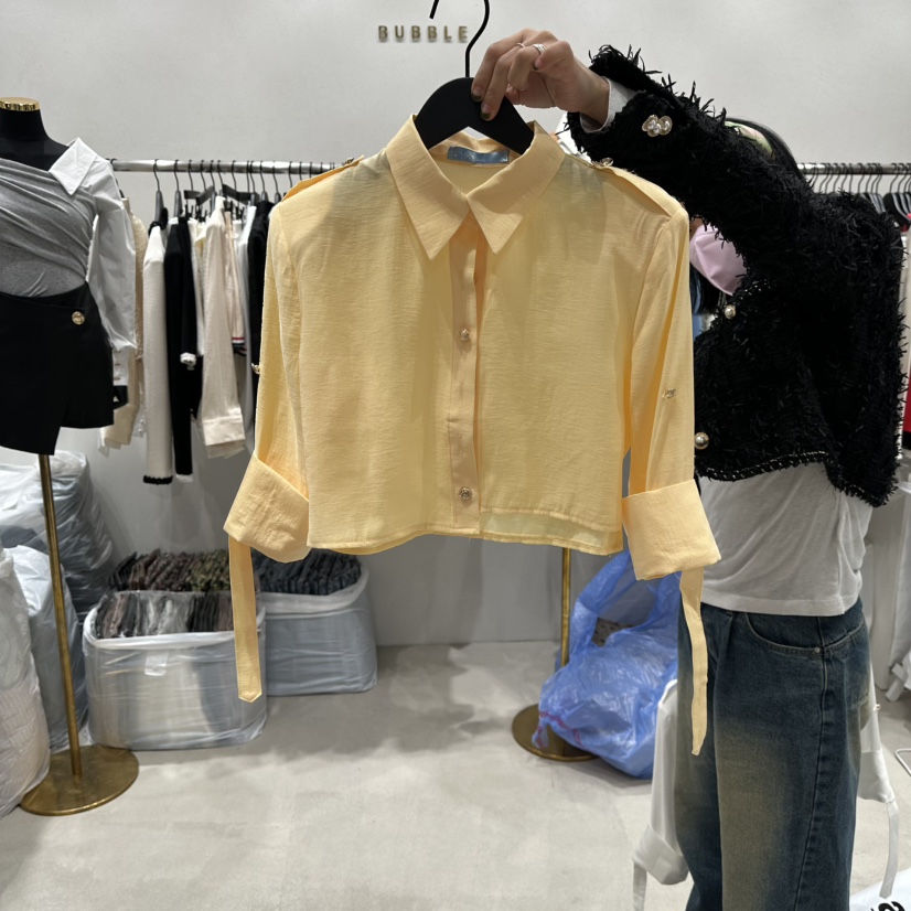 LOTTIMO東大門㊣直郵女裝新款休閑人氣熱賣時尚推薦襯衫蕾絲衫LOTTIMO襯衫/蕾絲衫圖色1