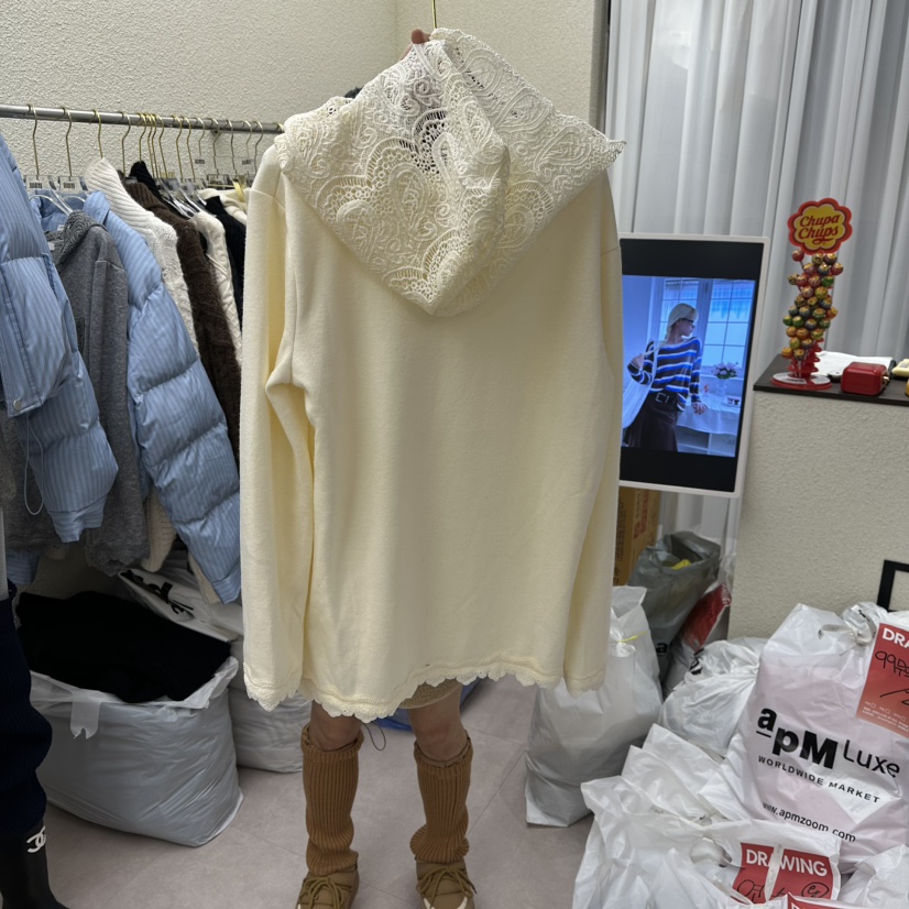 DRAWING東大門㊣代購女士新品時尚推薦25秋冬人氣熱賣休閑衛衣DRAWING衛衣