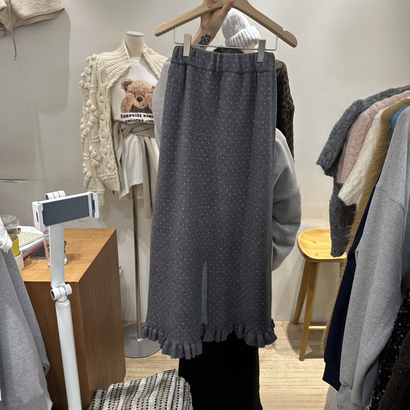 ASSEMBLY韓國代購㊣女士新品熱賣時尚25秋冬人氣職業推薦長裙ASSEMBLY長裙