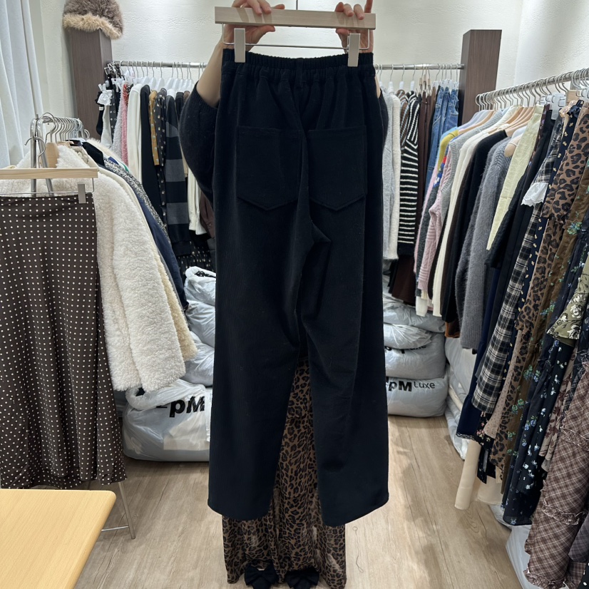 HANSUNGHYUN韓國直郵㊣女士新款25秋冬推薦熱賣休閑褲燈芯絨HANSUNGHYUN休閑褲