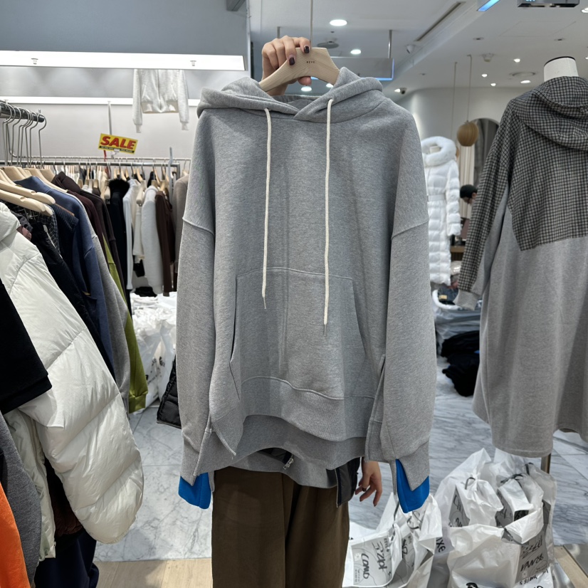 REVE-L東大門㊣代購女士新款職業25秋冬時尚休閑衛衣連帽衫REVE-L衛衣圖色1