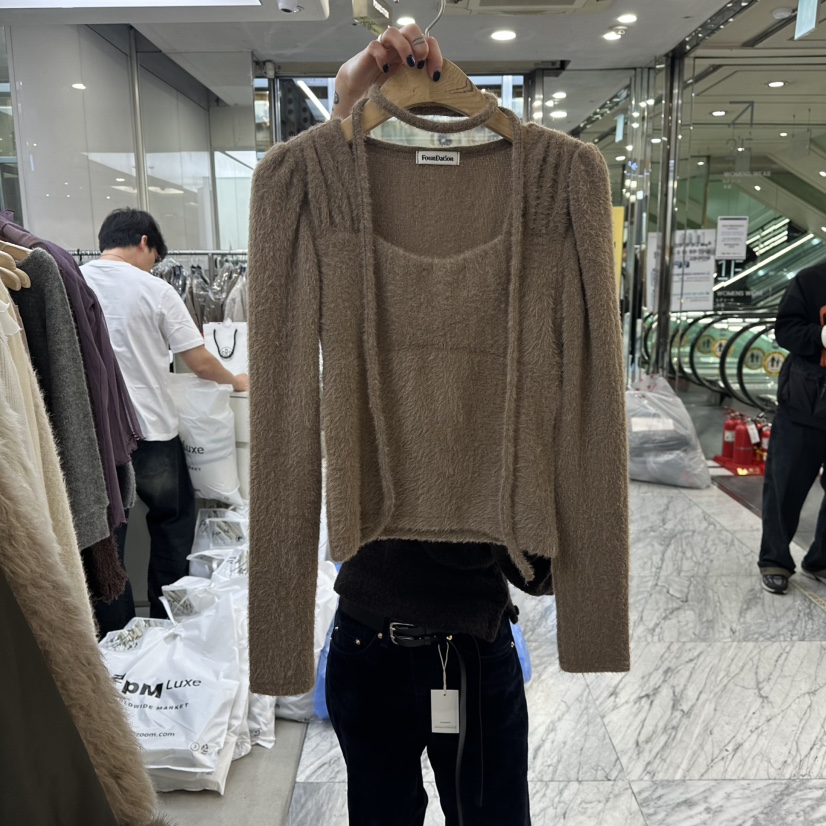 FOUNDATION東大門㊣實拍女士新款25秋冬真品人氣職業針織衫FOUNDATION針織衫圖色3