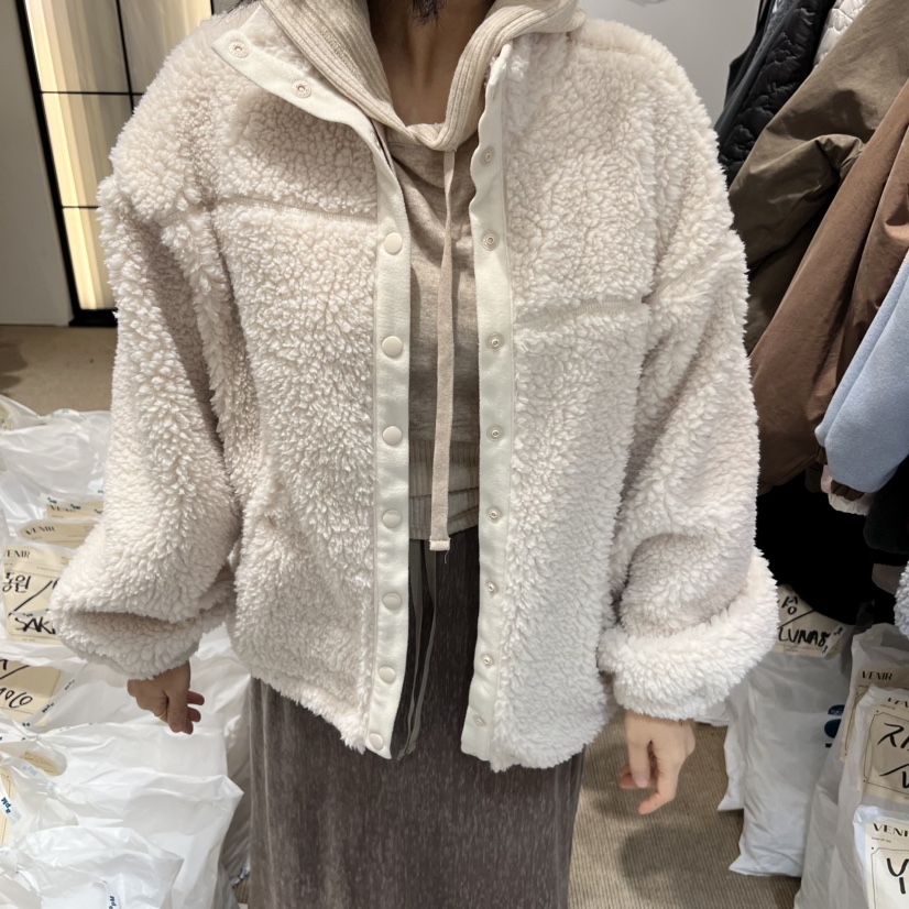 VENIR-a韓國代購㊣女士新品推薦熱賣休閑人氣25秋冬真品夾克VENIR-a夾克圖色3