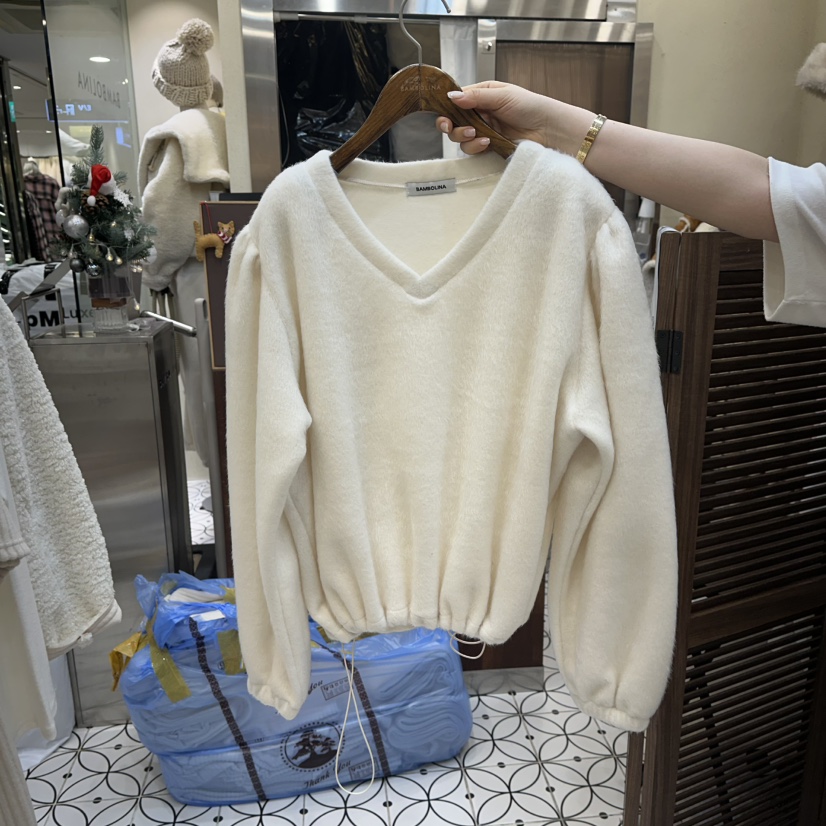 BAMBOLINA韓國直郵㊣女裝新款25秋冬熱賣人氣時尚真品職業衛衣BAMBOLINA衛衣圖色1