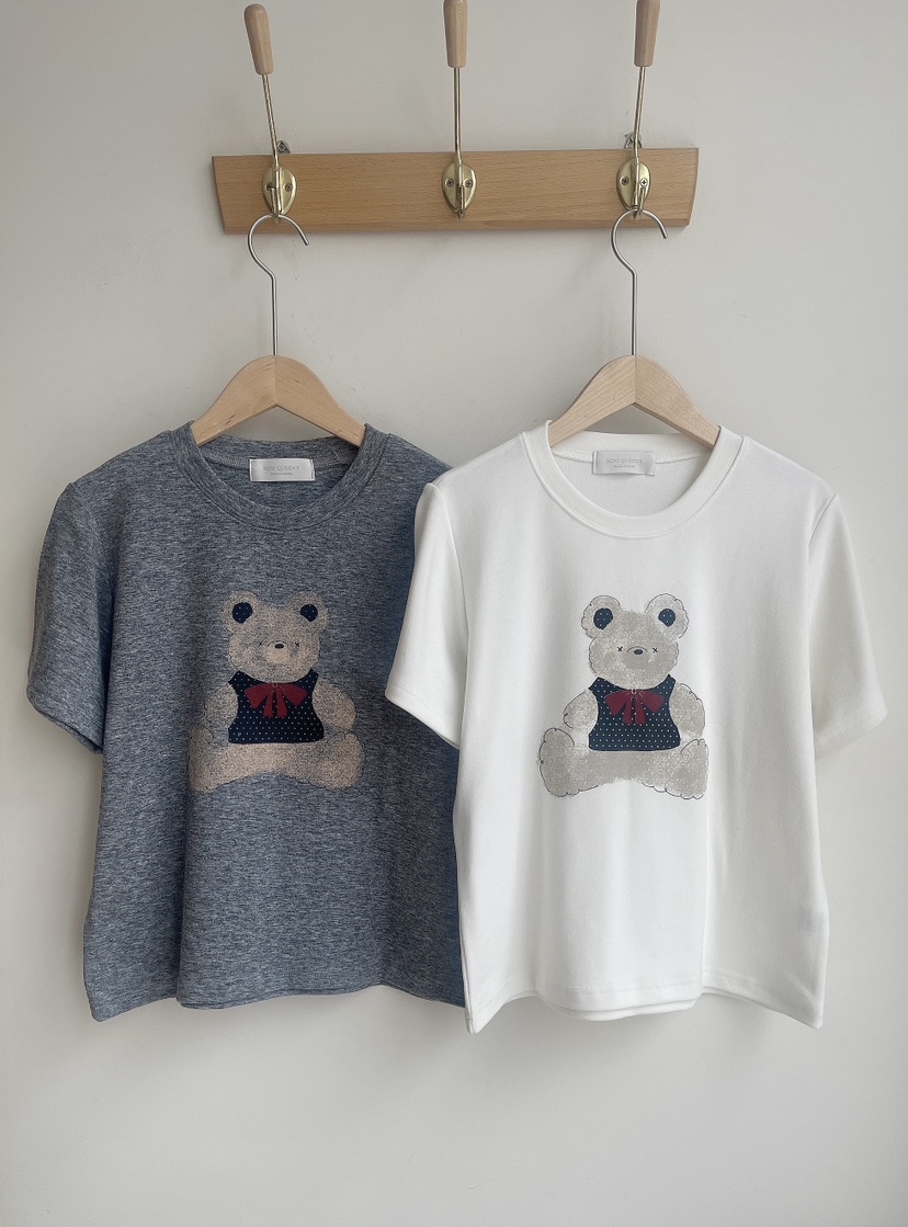 MINIQUEENS韓國代購㊣女士新款職業推薦時尚人氣25秋冬T恤絨MINIQUEENST恤