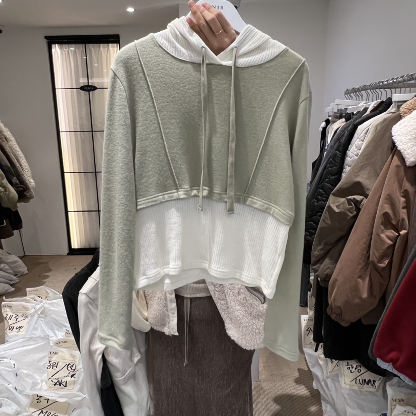 VENIR-a韓國代購㊣女裝新款時尚人氣真品熱賣推薦職業長袖T恤VENIR-a長袖T恤圖色3