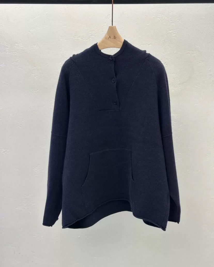 AUTUMN BEIGE-Q東大門㊣代購女士新款人氣25秋冬毛衣口袋A.b/AUTUMN BEIGE毛衣圖色2