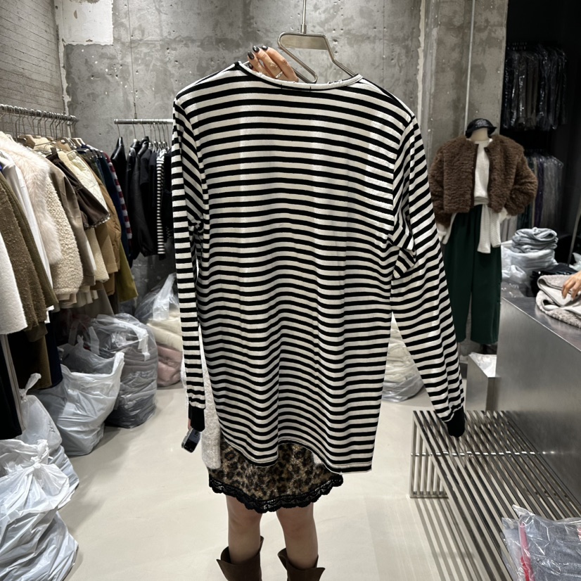 JUNI東大門㊣實拍女士新品真品25秋冬熱賣職業人氣休閑長袖T恤my juni長袖T恤