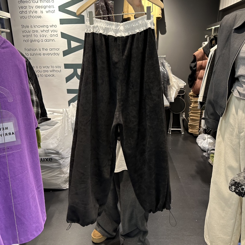 EL BOSQUE韓國代購㊣女士新品職業25秋冬熱賣人氣休閑休閑褲EL BOSQUE休閑褲