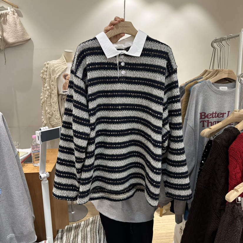 ASSEMBLY韓國直郵㊣女士新品休閑職業熱賣25秋冬人氣時尚毛衣ASSEMBLY毛衣圖色1