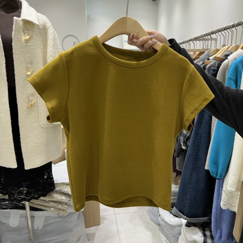 EN.U韓國代購㊣女士新品休閑時尚25秋冬推薦真品熱賣職業T恤EN.UT恤圖色4