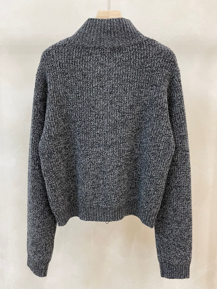 LAKE-A韓國代購㊣女裝新品休閑職業真品25秋冬推薦毛衣拉鏈Lake side毛衣