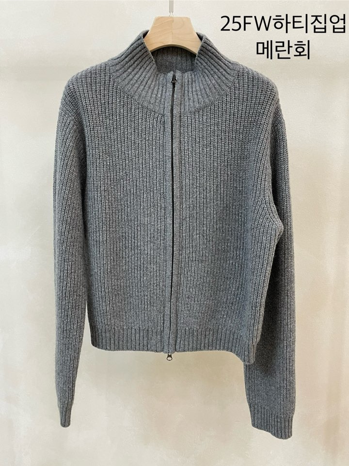 LAKE-A韓國代購㊣女裝新品休閑職業真品25秋冬推薦毛衣拉鏈Lake side毛衣圖色1