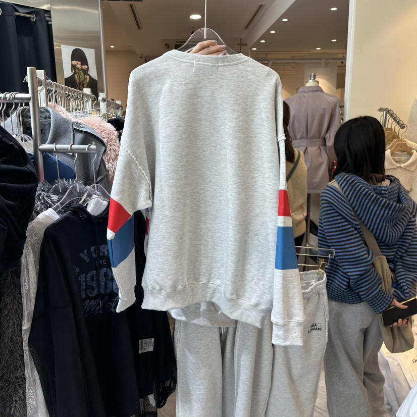 CHEAP-CHIC韓國直郵㊣女士新款職業推薦25秋冬休閑熱賣衛衣CHEAP-CHIC/CHARLES THE SECOND衛衣